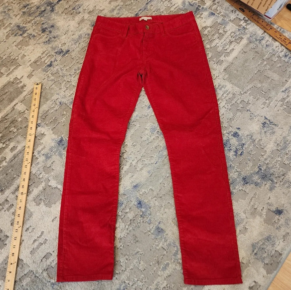 Banana Republic Red Corduroy pants. Size 31. - Picture 3 of 16